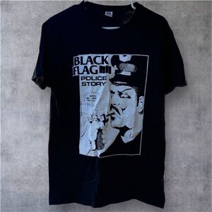 Black Flag punk band t shirt